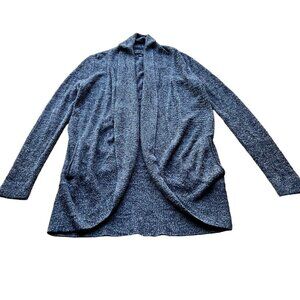 Barefoot Dreams size M Blue Long Sleeve Shawl Neck cozychic lite knit cardigan